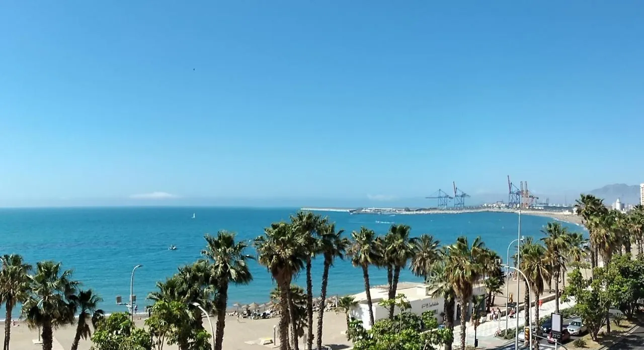 Panoramic Views To The Sea In Malaga Apartment